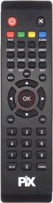 Controle remoto Pix - conversor digital - 026-1001