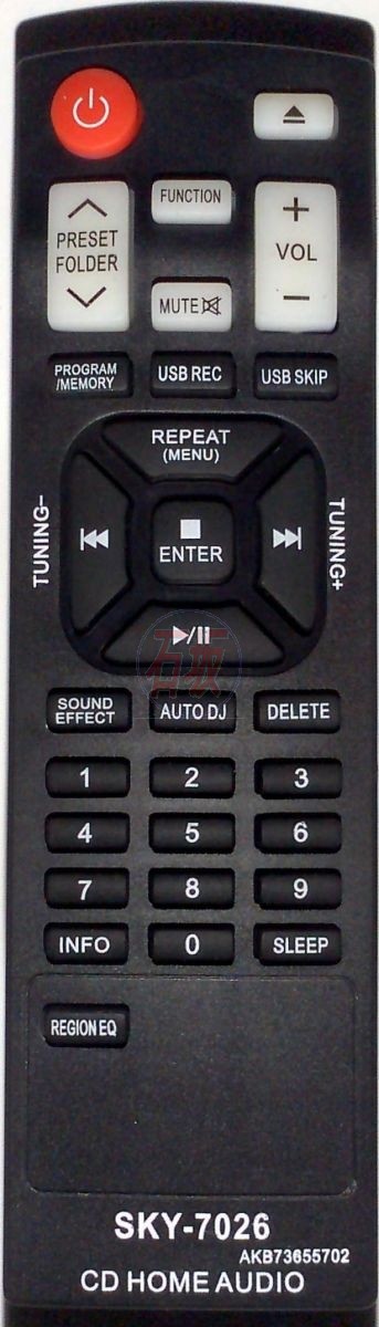 Controle remoto LG - akb73655702 - Som ou áudio - 7026