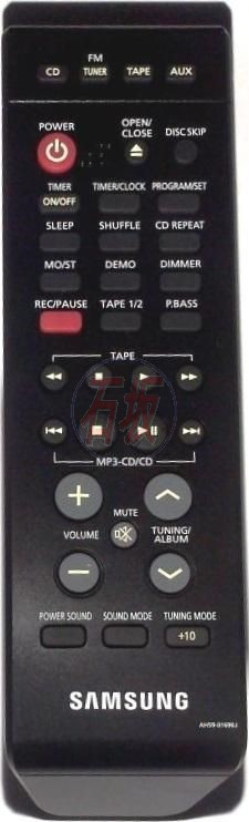 Controle remoto Samsung AH59-01696j - som ou áudio - 1245
