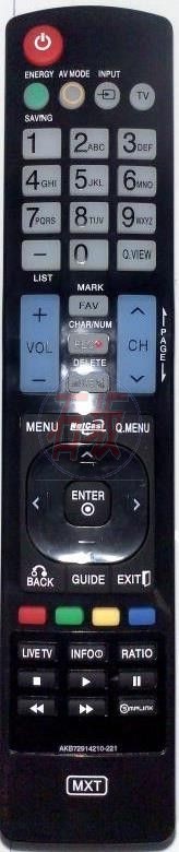Controle remoto LG - AKB72914210 - tv lcd ou led - 1167