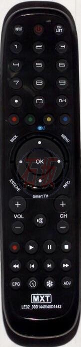 Controle remoto AOC  smart LE32D440 - tv lcd ou led - 1332