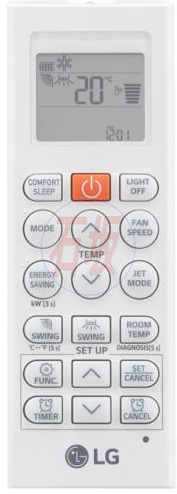 Controle remoto para ar condicionado LG - consulte-nos