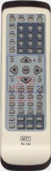 Controle remoto para micro system som dvd CCE RC102- adv650, adv700, adv750, adv950 - 825