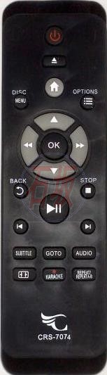 Controle remoto dvd Philips  - 7480 