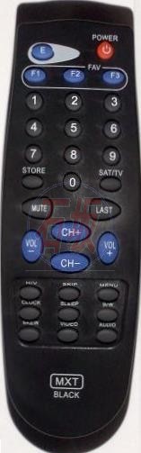 Controle remoto Elsys black - receptor de satélite ou cabo - 1215