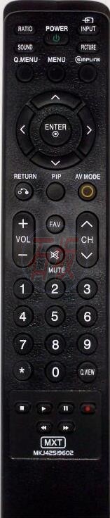 Controle remoto LG - MKJ45219602 - tv lcd - 1089