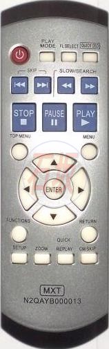 Controle remoto Panasonic N2QAYB000013 - dvd - 1117
