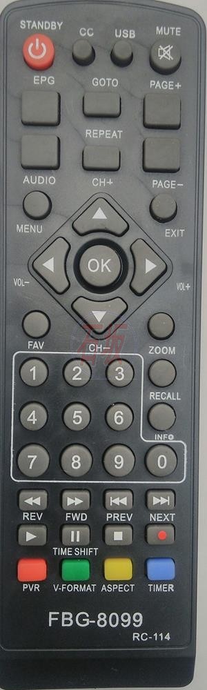 Controle remoto para conversor digital Lenoxx - 8099