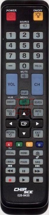 Controle remoto Samsung - AA59-00435A - tv lcd ou led - 269435