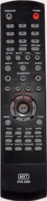 Controle remoto Semp Toshiba dvd-3300 - dvd - 1232