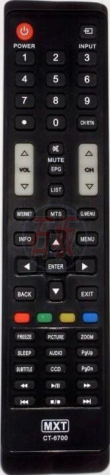 Controle remoto Toshiba STI - CT6700 - tv lcd ou led - 1337