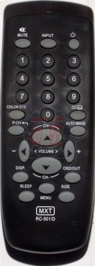 Controle remoto para tv CCE RC501/D - 1225
