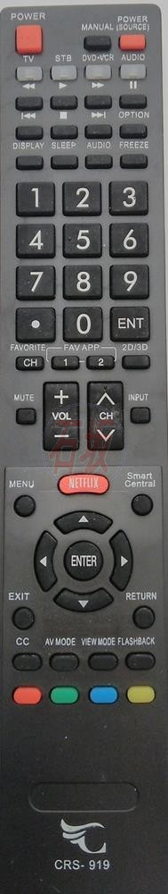 Controle remoto para tv LCD Sharp - CRS-919