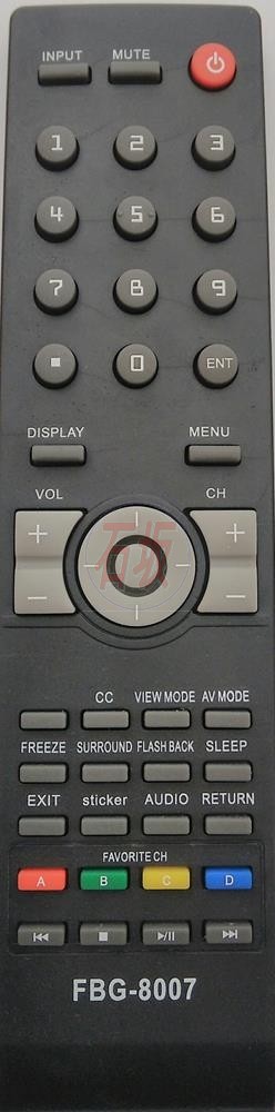 Controle remoto para TV Sharp - 8007