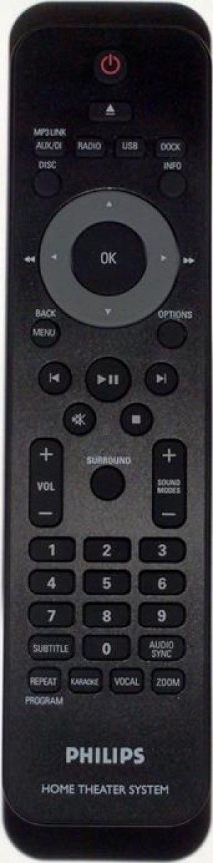 Controle remoto para home theater Philips HTS-3011 - 1668