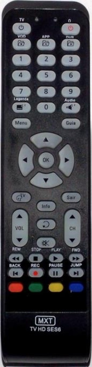 Controle remoto OI TV - receptor de satélite ou cabo - 1270