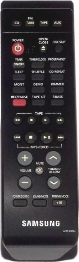 Controle remoto Samsung AH59-01696j - som ou áudio - 1245