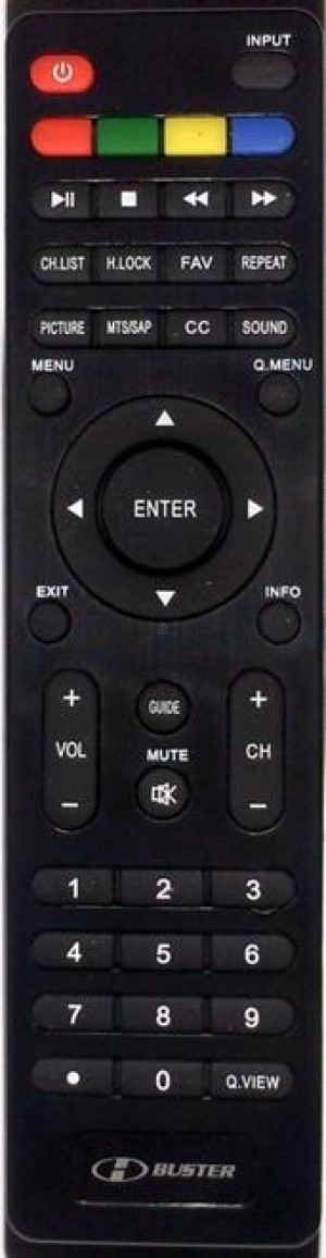Controle remoto tv lcd H-Buster - 2244