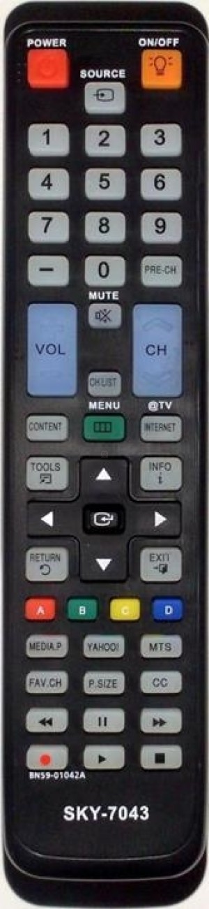 Controle remoto Samsung - BN59-01042A - tv lcd ou led - 7043
