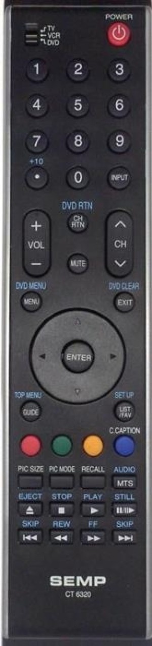 Controle remoto Semp  CT-6320 - tv lcd ou led - 2150