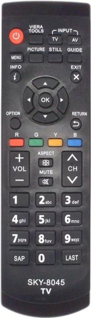 Controle remoto Panasonic viera - tv lcd ou led - 8045