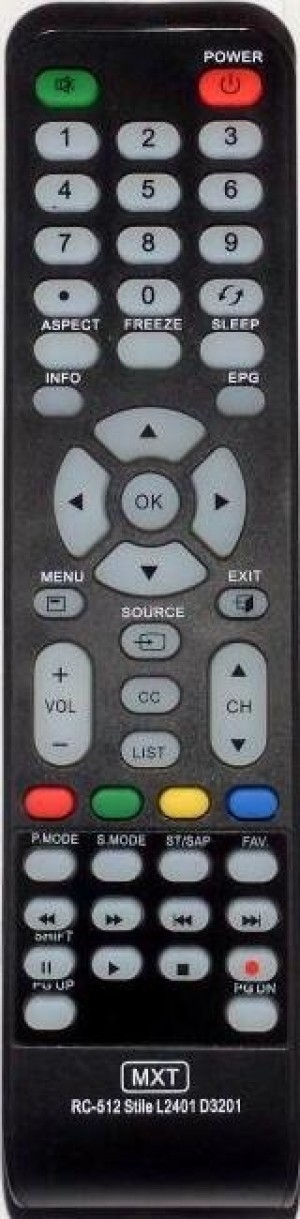 Controle remoto CCE RC-512 - tv lcd ou led - 1157
