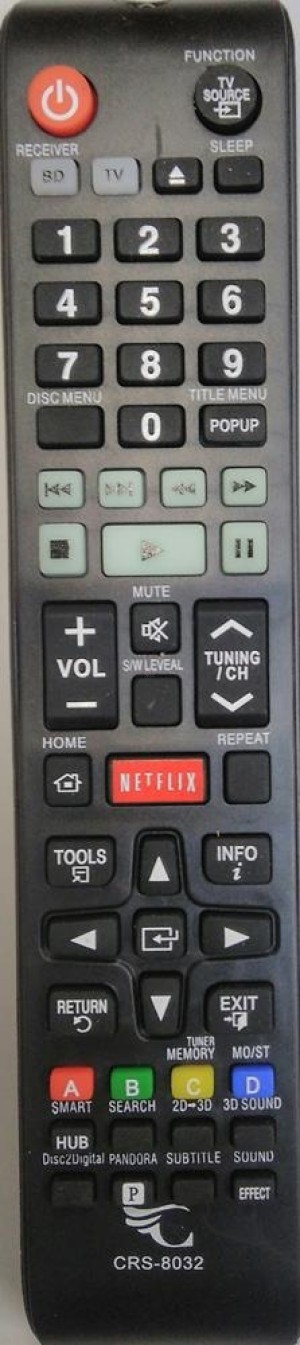 Controle remoto para  home theater Samsung - 8032