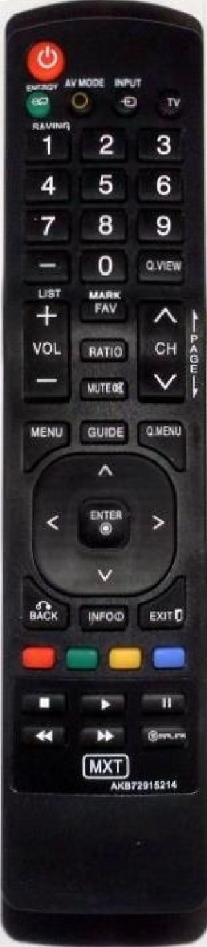 Controle remoto LG - AKB72915214 - TV lcd - 1116