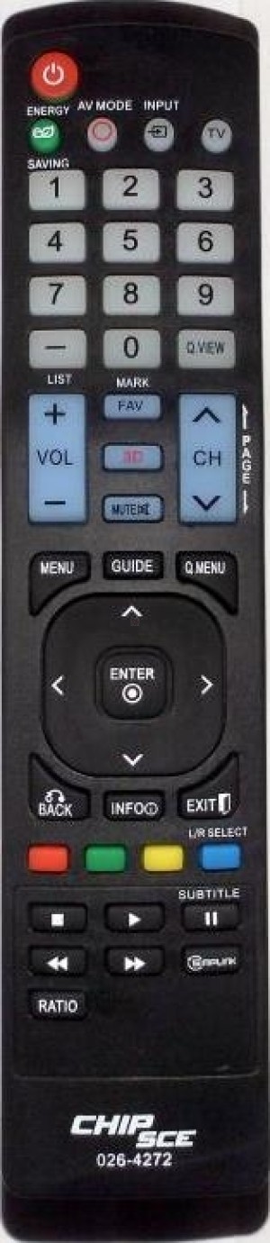 Controle remoto LG - akb72914272 - tv lcd ou led - 264272
