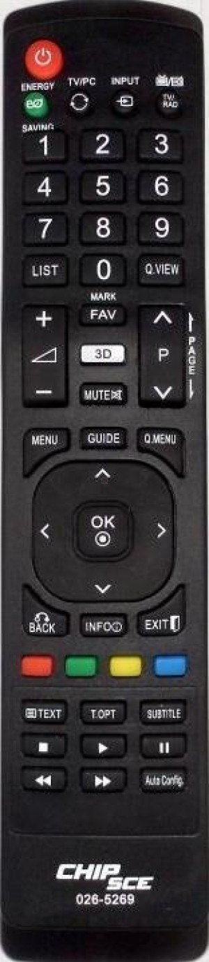 Controle remoto LG - akb72915269 - tv lcd ou led - 265269