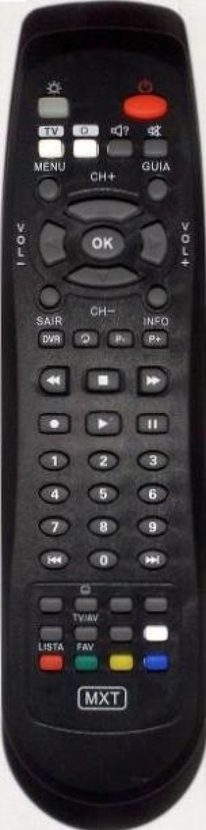 Controle remoto Oi Tv - receptor de satélite ou cabo - 1245