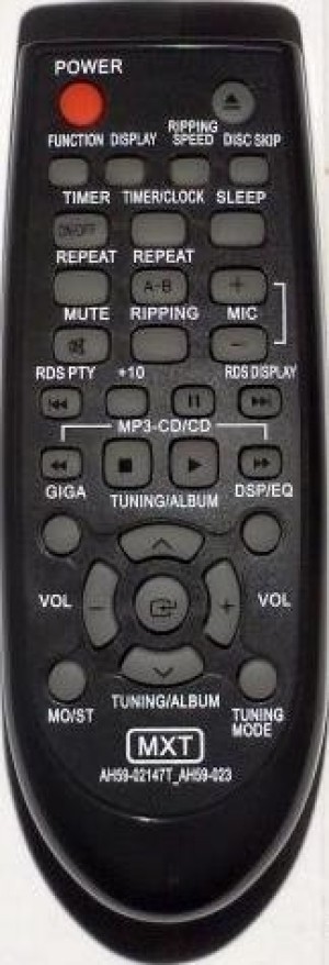 Controle remoto Samsung - AH59-02147T - áudio ou som - 1194