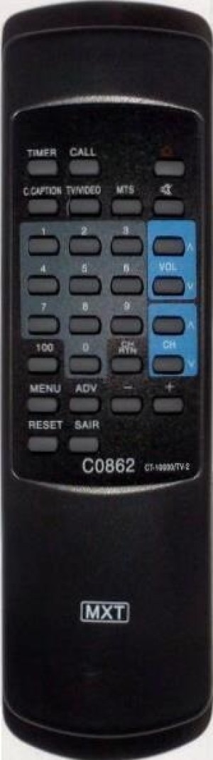 Controle remoto Toshiba CT10000 - tv de tubo - 862