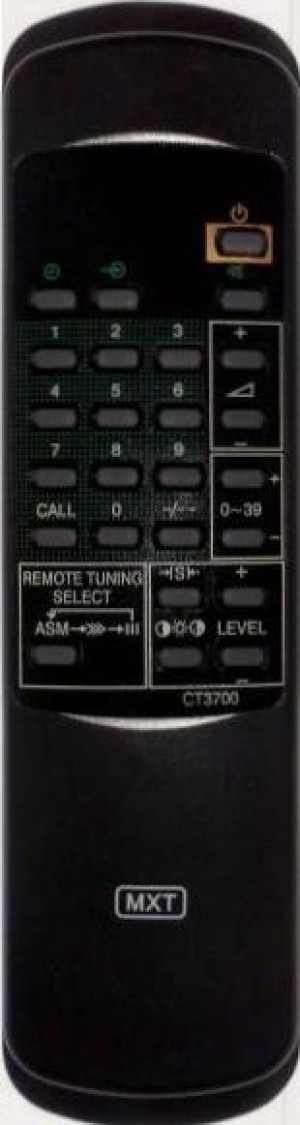 Controle remoto Toshiba - CT3400, CT3700 - tv de tubo - 885