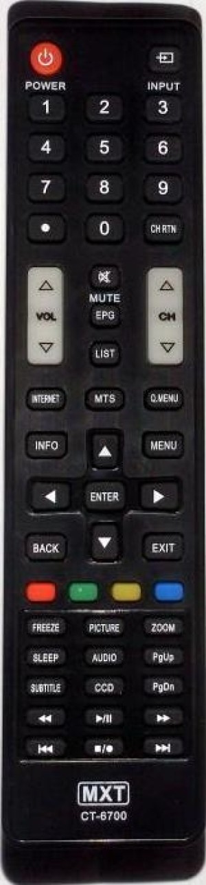 Controle remoto Toshiba STI - CT6700 - tv lcd ou led - 1337